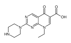 Pipemidic acid trihydrate Structure