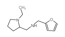(1-乙基-吡咯烷-2-甲基)-呋喃-2-甲基-胺结构式