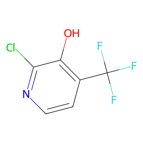 2-Chloro-4-(trifluoromethyl)-3-pyridinol结构式