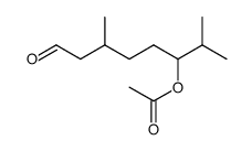 6-acetoxy-3,7-dimethyl-octanal Structure