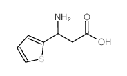 (R)-3-氨基-3-(2-噻吩基)-丙酸结构式