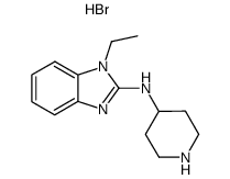 1-ethyl-N-(piperidin-4-yl)-1H-benzo[d]imidazol-2-amine hydrobromide Structure