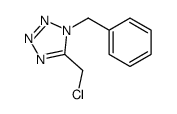 1-苄基-5-(氯甲基)-1H-四唑结构式