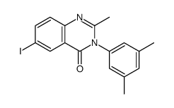 3-(3,5-dimethylphenyl)-6-iodo-2-methylquinazolin-4-one Structure