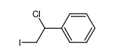 1-(1-chloro-2-iodoethyl)benzene Structure