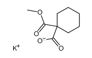 potassium salt of 1-carbomethoxy 1-carboxycyclohexane结构式