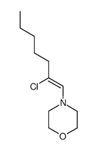 (Z)-4-(2-chlorohept-1-en-1-yl)morpholine结构式