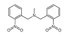methyl-bis-(2-nitro-benzyl)-amine Structure