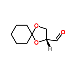 (R)-1,4-二氧杂螺[4,5]癸烷-2-甲醛结构式