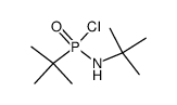 N,P-Di-t-butylphosphonamidic chloride Structure