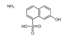 ammonium 7-hydroxynaphthalenesulphonate structure