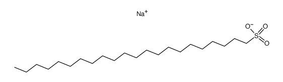 docosane-1-sulfonic acid , sodium-salt Structure