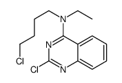 2-chloro-N-(4-chlorobutyl)-N-ethylquinazolin-4-amine结构式