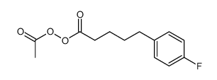 acetic 5-(4-fluorophenyl)pentanoic peroxyanhydride结构式