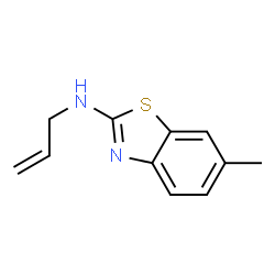 2-Benzothiazolamine,6-methyl-N-2-propenyl-(9CI)结构式