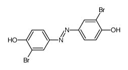 2,2'-dibromo-4,4'-azo-di-phenol Structure