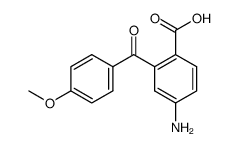 4-amino-2-(4-methoxy-benzoyl)-benzoic acid结构式