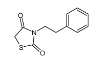 3-(2-Phenylethyl)-1,3-thiazolidine-2,4-dione Structure