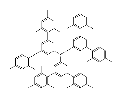 tris[3,5-bis(2,4,6-trimethylphenyl)phenyl]phosphane Structure