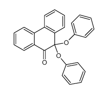 10,10-diphenoxy-10H-phenanthren-9-one结构式