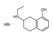7-(ethylamino)-5,6,7,8-tetrahydronaphthalen-1-ol,hydrobromide结构式
