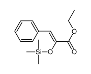 ethyl 3-phenyl-2-trimethylsilyloxyprop-2-enoate结构式