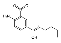 4-amino-N-butyl-3-nitrobenzamide结构式