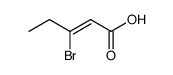 3-bromo-pent-2-enoic acid结构式