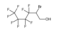 2-bromo-3,3,4,4,5,5,6,6,6-nonafluorohexan-1-ol结构式