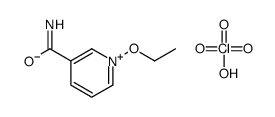 1-ethoxypyridin-1-ium-3-carboxamide,perchlorate Structure