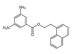2-naphthalen-1-ylethyl 3,5-diaminobenzoate Structure