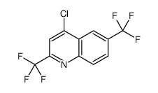 4-氯-2,6-双(三氟甲基)喹啉结构式