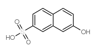 2-Naphthalenesulfonic acid, 7-hydroxy- Structure