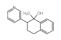 1-甲基-2-吡啶-3-基-1,2,3,4-四氢萘-1-醇结构式