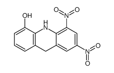 3-methyl-2-(2-methyl-4,6-dinitroanilino)phenol结构式
