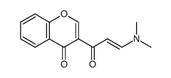 trans-1-Dimethylamino-3-(4-oxo-4H-1-benzopyran-3-yl)-3-oxopropene Structure