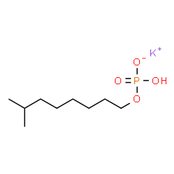 potassium isononyl hydrogen phosphate Structure