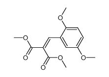 dimethyl-(2,5-dimethoxybenzylidene)malonate Structure