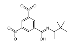 N-(3,3-dimethylbutan-2-yl)-3,5-dinitrobenzamide结构式