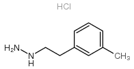 (2-间甲苯乙基)-肼盐酸盐结构式