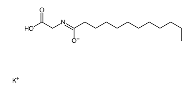 potassium,2-(dodecanoylamino)acetate Structure