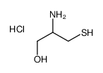 2-amino-3-sulfanylpropan-1-ol,hydrochloride Structure
