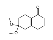 3,4,5,6,7,8-Hexahydro-6,6-dimethoxy-1(2H)-naphthalinon结构式
