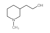 1-Methylpiperidine-3-ethanol Structure
