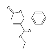 acetoxy-3 phenyl-3 methylene-2 propionate d'ethyle结构式