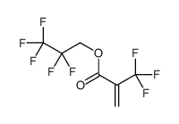 2,2,3,3,3-pentafluoropropyl 2-(trifluoromethyl)prop-2-enoate Structure