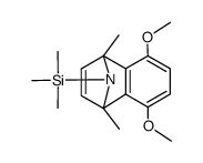5,8-dimethoxy-1,4-dimethyl-9-(trimethylsilyl)-1,4-dihydro-1,4-epiminonaphthalene结构式