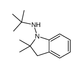 N-tert-butyl-2,2-dimethyl-3H-indol-1-amine结构式
