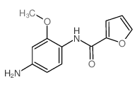 呋喃-2-羧酸(4-氨基-2-甲氧基-苯基)-酰胺结构式