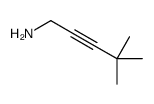 4,4-二甲基-2-戊炔-1-胺结构式